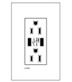 Receptacle New Arch LTR F15 120V15AUBTR-BB BB 