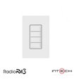 Botonera RadioRA RRST W4B 120V SW 