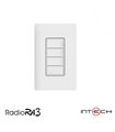 Botonera RadioRA RRST W3RL 120V WH 