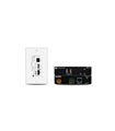 Placa de pared Atlona HDBaseT Transmisor y Receptor para HDMI con USB