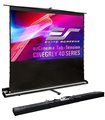 Elite Screens Frontal ezCinema Tab-Tension CineGrey 4D CineGrey 4D 16:9 113 FT113UH-C4D