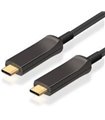 Cable USB C 10m  Solidview M-M  Hibrido FIBRA OPTICA